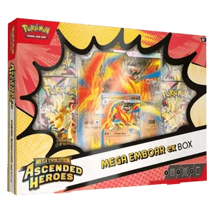 Ascended Heroes: Mega Emboar ex Box (Inglés)